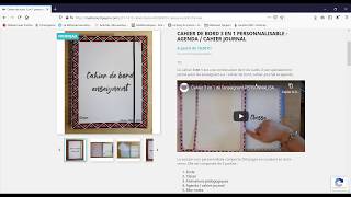 Tutoriel pour personnaliser son cahier de bord [upl. by Elades725]