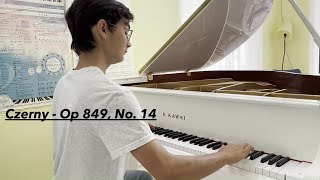 Czerny  Op 849 No 14  Études de mécanisme [upl. by Silrak]