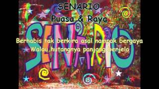 SENARIO  Puasa amp Raya Lirik [upl. by Cobby]