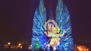 Lichfield Cathedral Illuminated 2019 [upl. by Eilatam]