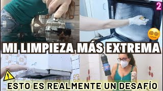 🔥 RUTINA en LA CASA más SUCIA que he LIMPIADO 2 🤢 UN DESAFÍO Limpiando la casa para poder vivir 😱 [upl. by Astra]