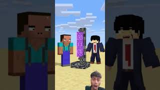 Stone broke by hand minecraft minecraftanimation shorts trending [upl. by Reinal358]