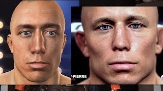 EA Sports UFC vs UFC Undisputed 3  Side by Side comparisons [upl. by Adnihc130]