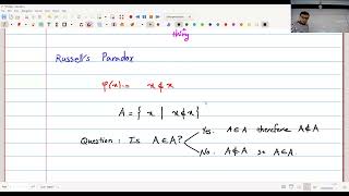 Lecture 27  Russells Paradox and Zermelo–Fraenkel Axioms [upl. by Barstow]