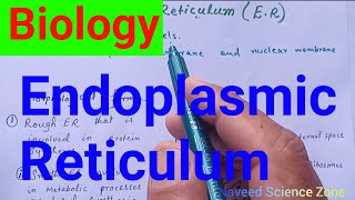 Endoplasmic Reticulum ER in Urdu endoplasmicreticulum biology class11 [upl. by Nylrats730]