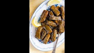 Yalanji Recipe Vegetarian Stuffed Grape Leaves [upl. by Kcirddor366]