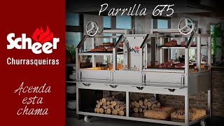 Parrilla 675 Profissional  Scheer Churrasqueiras [upl. by Niwrehs]