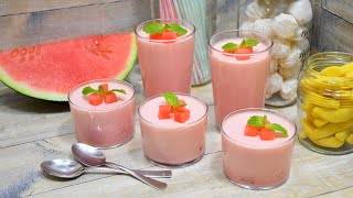 MOUSSE DE SANDIA FÁCIL  WATERMELON MOUSSE [upl. by Favien]