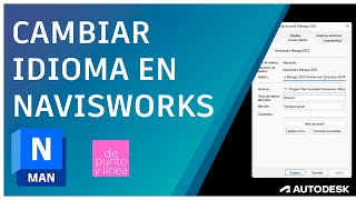 Como cambiar el idioma en Autodesk Navisworks  No requiere reinstalar [upl. by Aihsak212]