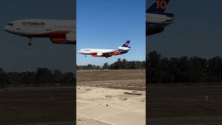 DC 10 tanker 910 has arrived in Santa Maria airport for a loading go Let me know what you think [upl. by Sivaj]