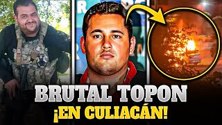 🚨¡¡LOS MAYOS SIGUEN GANANDO TERRENO TOPONES BLOQUEOS y QUEMA de TROCAS en CULIACÁN [upl. by Afesoj]