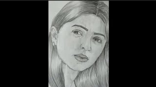 how to draw Bhoomika Chawla  indian actress  pencil drawing [upl. by Ytteb]