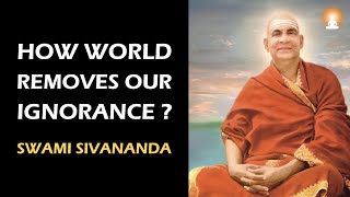 How This World Helps Unevolved Souls  Swami Sivananda [upl. by Philomena]