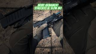 ARMY ARMAMENT R613 6MM PRO SHOP STACCATO XL SLOW MOTION airsoft staccato youtubeshorts shorts [upl. by Godliman]