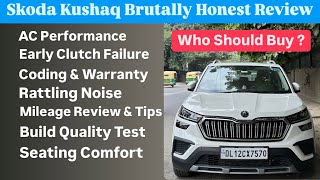 Skoda Kushaq Positives Negatives and Solutions  Kushaq Drive amp Ownership Review  Kushaq Issues [upl. by Lenna553]