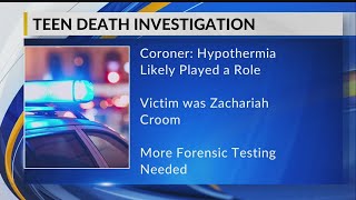 Coroner says hypothermia contributed to death of Youngstown teen [upl. by Julie]