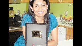 Bhavnas Kitchen receives YouTubes 100k subscriber award [upl. by Layton249]