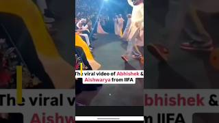 IIFA viral video Abhishek and Aishwarya Rai Bachchan ytviral ytshorts yt love bollywood [upl. by Yleak]