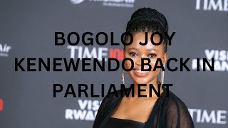 Bogolo Joy Kenewendo back in parliament  Former minister  Previously selected as an SEMP [upl. by Ruthi]