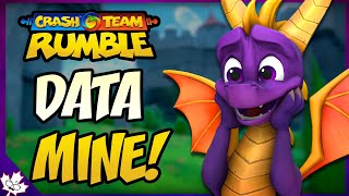 SPYRO AND MORE DISCOVERED  CRASH TEAM RUMBLE DATA MINE [upl. by Eizdnil]