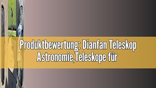 レビューDianfan 天体望遠鏡 初心者向け 子供も大人も使える 屈折式 70ｍｍ大口径400mm 光学 超高倍率 携帯便利 調節可能な三脚 収納バッグ スマホアダプター [upl. by Buckie]