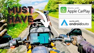 Motorcycle Apple CarPlay  Android Auto Smart Screen Carpruide [upl. by Gladis]