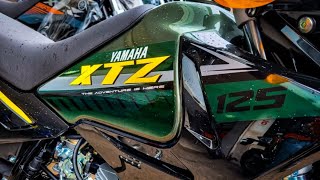 Nueva Yamaha XTZ 125 Edición Verde Militar Rines Black Murelli 🔥 [upl. by Ttam]