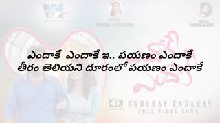 endakay endakay song lyrics in telugu  warangal tunes  lyrical box channel [upl. by Omocaig]