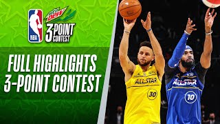 MtnDew3PT​ Contest Full Highlights  2021 NBAAllStar [upl. by Fredra]