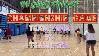 KV GIRLS FRIDAY 101824 Championship Game Team Zena vs Team Rosa [upl. by Hama711]