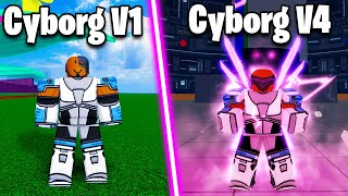 Going From Noob To Awakened CYBORG V4 In One Video Blox Fruits [upl. by Liagabba]