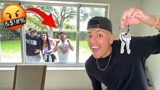 LOCKED OUT PRANK ON FAMILY [upl. by Sirromaj]