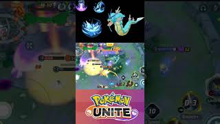 Gyarados gone insane in the final stretch 😱😱🔥💪 shorts pokemon pokemonunite [upl. by Yenmor]