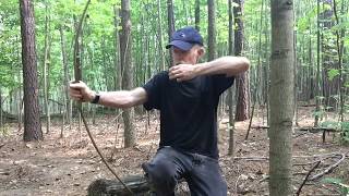 Secrets To Creating A Bow From A Green Tree In Four Days Day Four [upl. by Kcirreg875]