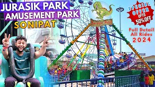 Jurasik Park Sonipat  Amusement Park Full Rides Info  Ep2  Jurrasic Park Murthal 2024 LTY Vlogs [upl. by Sorrows]