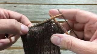 Basic Sock Tutorial Part 2  The Heel Flap and Turn [upl. by Isak]