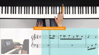 flowkey for Tablets – How to Learn Your First Song [upl. by Ahsinotna]