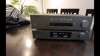 CAMBRIDGE AUDIO CXN V2 NETWORK PLAYER  CXA81 STEREO AMPLIFIER UNBOXING [upl. by Sandell]