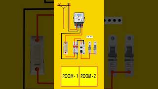 RCCB Wiring Connection  Residual Current Circuit Breaker shorts youtubeshorts [upl. by Ainot251]