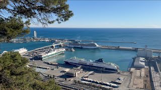 MSC Poesia World Cruise 2024 Day 2 7 Jan 24 Montjuic Hike Free Barcelona Excursion [upl. by Giraud]