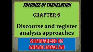 Introducing Translation Studies Theories and applications Jeremy Munday  Summary of Chapter 6 [upl. by Lawson]