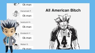 Allamerican bitch bokuto angst HQ X GUTS112  haikyuu text  atsuluv [upl. by Amri367]