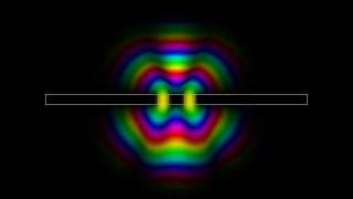 Quantum Art doubleslit in harmonic potential [upl. by Gytle]