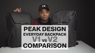 Peak Design  Everyday Backpack 30L  V1 vs V2 Comparison amp Updates [upl. by Ainirtak]