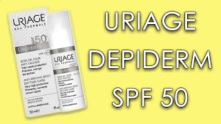 URIAGE DEPIDERM SPF 50  skin test short review amp INCI ingredients [upl. by Switzer642]