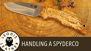 Making a Spyderco Mule Knife Handle [upl. by Faith]