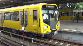 UBahn Berlin  UBahnhof BiesdorfSüd U5 HD 1080p [upl. by Dlorad]