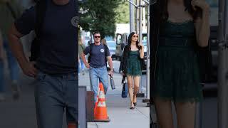 Famke Janssen Enjoys a Smoothie in New York City shorts [upl. by Eiffe]