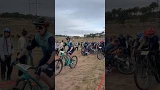 pile up at the race today mtb [upl. by Lazes950]