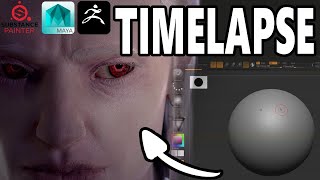 Zack  White Flame  ZbrushProject Timelapse [upl. by Bardo]